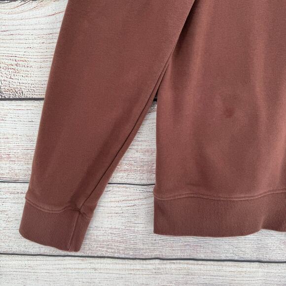 Vuori Cypress Crewneck Sweatshirt Mens Medium Brown Stretch Embroidered - Picture 5 of 12